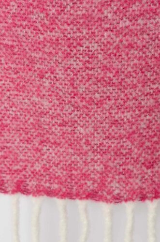 Дитячий шарф з домішкою вовни United Colors of Benetton колір рожевий меланж