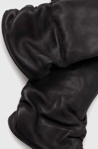 Шкіряні рукавички Medicine жіночі колір чорний