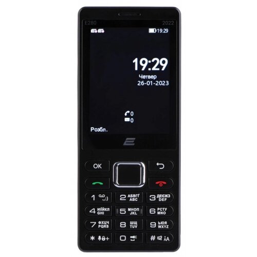 Мобільний телефон 2E E280 2022 Dual Sim Black