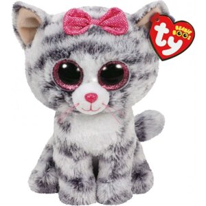 М'яка іграшка глазастик TY Beanie Boo's Кошеня "Kiki" 15см (37190)