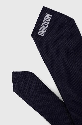 Шовковий галстук Moschino колір синій
