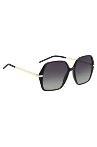 Сонцезахисні окуляри BOSS жіночі колір чорний