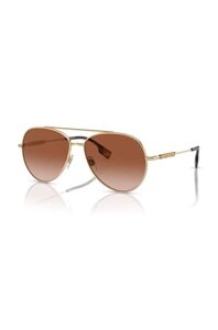 Сонцезахисні окуляри Burberry жіночі колір коричневий