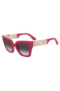 Сонцезахисні окуляри Moschino жіночі колір рожевий