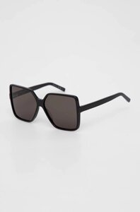 Сонцезахисні окуляри Saint Laurent Betty жіночі колір чорний