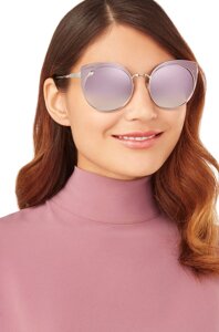 Сонцезахисні окуляри Swarovski жіночі колір сірий