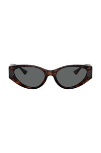 Сонцезахисні окуляри Versace 0VE4454 жіночі колір коричневий