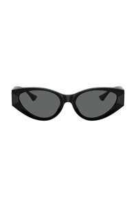 Сонцезахисні окуляри Versace 0VE4454 жіночі колір сірий