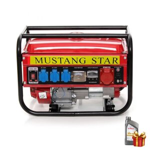 Генератор бензиновий Mustang Star MSG 9800, 4 кВА, 3 фази
