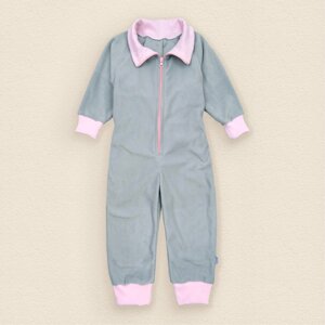 Ромпер Dexter’s дитячий флісовий на блискавці jerry 122 см сірий (131572868559) D10-2025