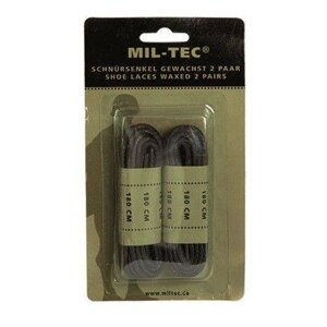 Шнурки Mil-Tec 180 см черные