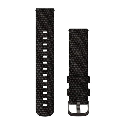 Швидкозмінні ремінці для смарт-годинника Garmin 20 мм нейлонові Black/slate