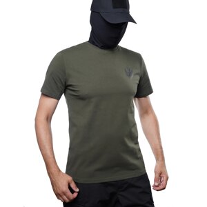 Футболка UATAC з малим принтом UATAC (тризуб) Хакі (Khaki)