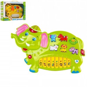Дитяче піаніно Limo Toy Слоник FT-0012 30 см