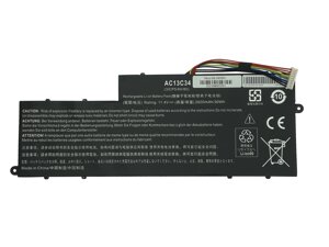 Акумулятор для ноутбука Acer AC13C34 Aspire E3-112 11.4V Black 2600mAh OEM