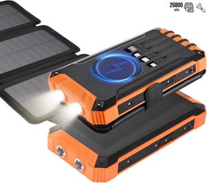 Powerbank (Повербанк) iPower S27 20000мАч з сонячною панеллю батареєю