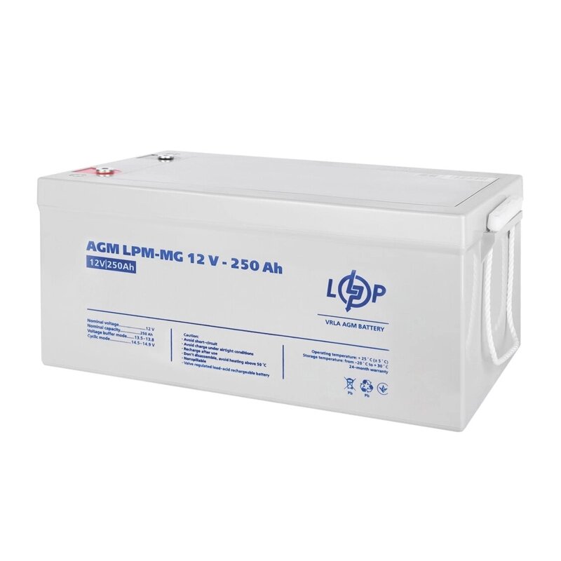 Акумулятор мультигелевий Logic Power LPM-MG 12V - 250 Ah від компанії ЕНЕРГЕТИЧНА КОМПАНІЯ "ІНСОЛ" - фото 1