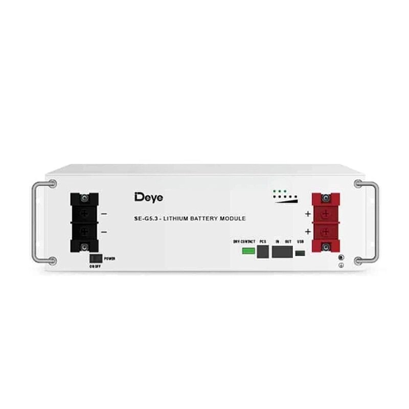 Акумуляторна батарея Deye SE-G5.3 LiFePO4 51,2V 104Ah від компанії ЕНЕРГЕТИЧНА КОМПАНІЯ "ІНСОЛ" - фото 1