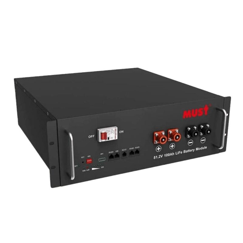 Акумуляторна батарея MUST LP18-48100 (LIFEPO4 51,2V 100AH 5,12KWH) від компанії ЕНЕРГЕТИЧНА КОМПАНІЯ "ІНСОЛ" - фото 1
