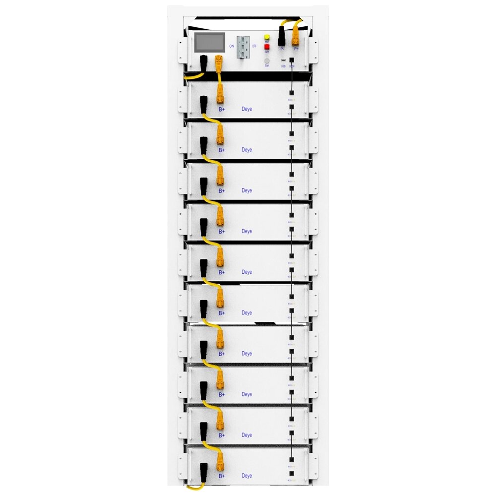 Комплект Deye BOS-GM5.1 51.2 kW 512V 100Ah LiFePO4 + BMS HVB750V RACK від компанії ЕНЕРГЕТИЧНА КОМПАНІЯ "ІНСОЛ" - фото 1