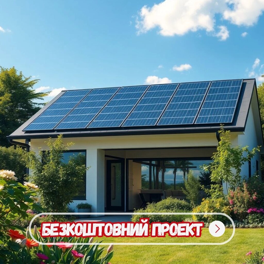 Мережева сонячна електростанція під ключ на 15 кВт Deye SUN-15K-G05 + Longi Solar LR7-72HTH-610M від компанії ЕНЕРГЕТИЧНА КОМПАНІЯ "ІНСОЛ" - фото 1