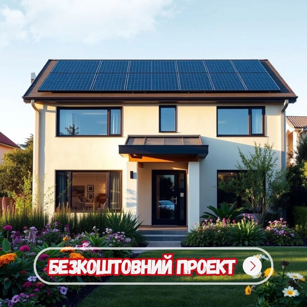 Мережева сонячна електростанція під ключ на 20 кВт Deye SUN-20K-G04 WiFi + Longi Solar LR7-72HTH-610M від компанії ЕНЕРГЕТИЧНА КОМПАНІЯ "ІНСОЛ" - фото 1