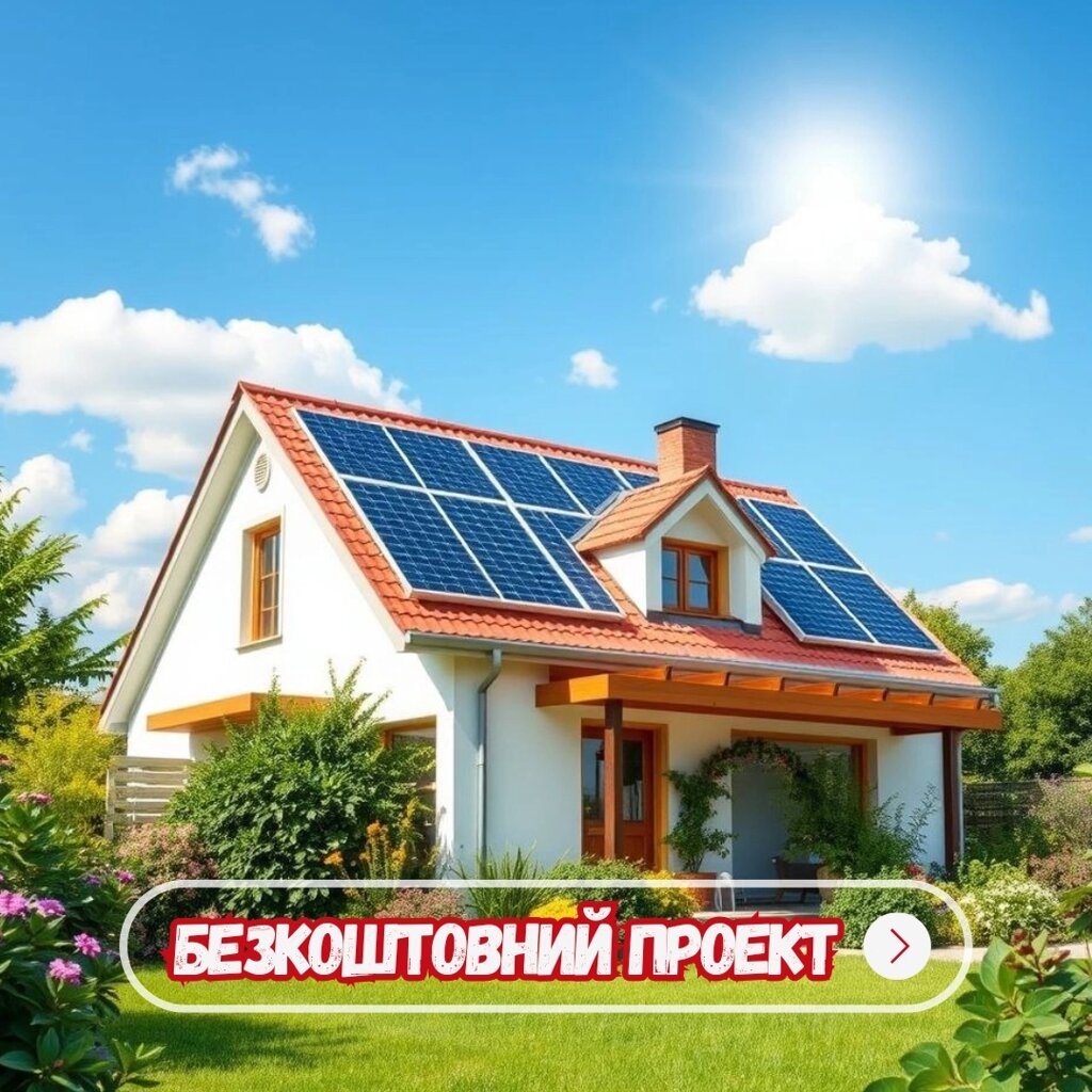 Мережева сонячна електростанція під ключ на 30 кВт Deye SUN-30K-G04 + Longi Solar LR7-72HTH-610M від компанії ЕНЕРГЕТИЧНА КОМПАНІЯ "ІНСОЛ" - фото 1