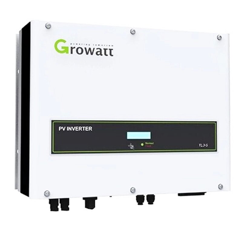 Мережевий трифазний інвертор Growatt 10000 TL3-X 2 MPPT (10 кВт) від компанії ЕНЕРГЕТИЧНА КОМПАНІЯ "ІНСОЛ" - фото 1