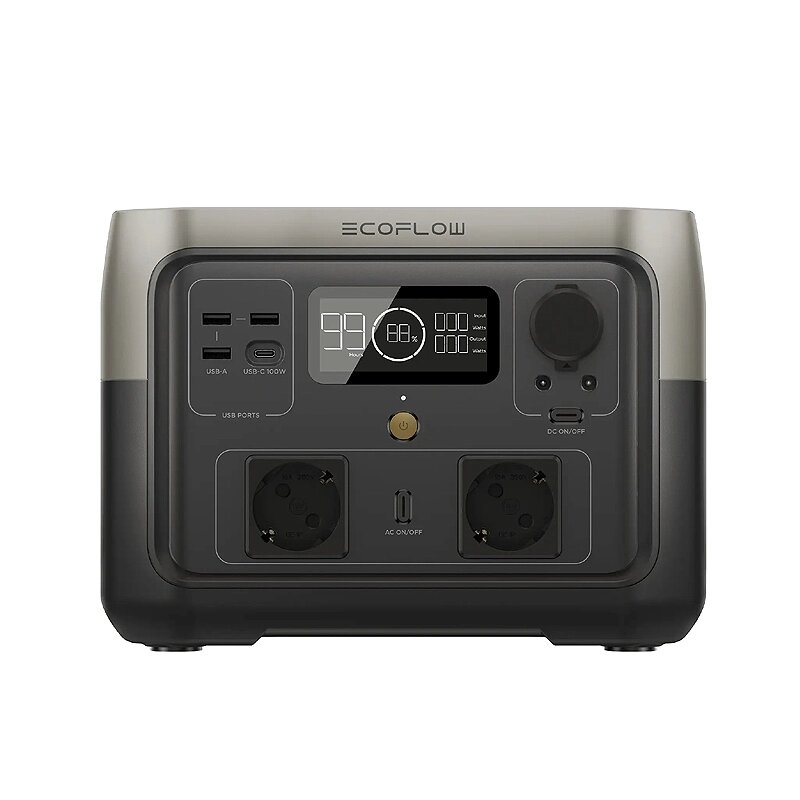 Зарядна станція EcoFlow RIVER 2 Max (512 Втчас) від компанії ЕНЕРГЕТИЧНА КОМПАНІЯ "ІНСОЛ" - фото 1