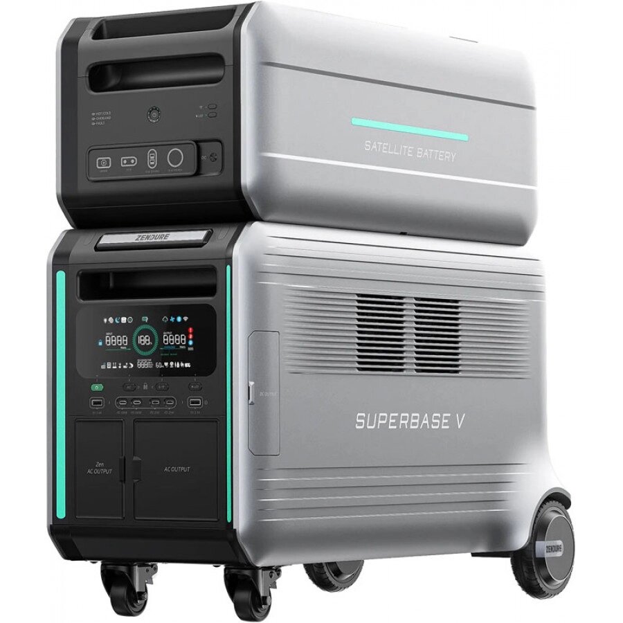 Zendure SuperBase V4600 (ZDSBV4600-GY-EU) + Zendure Satellite Battery BV4600 (ZDSATB4600-GY) від компанії DREAM - фото 1