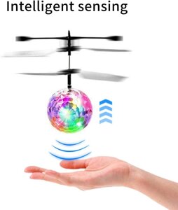 Літаючі іграшки, вертоліт ISAKEN літаючий перезаряджуваний світловий м'яч