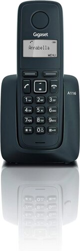 Стаціонарний бездротовий телефон Gigaset A116 (російська мова, сток)