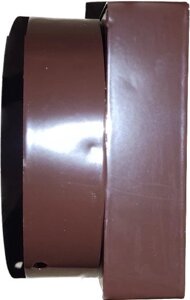 Перехідник квадратний металевий ProfitM 90 мм на 100 мм коричневий