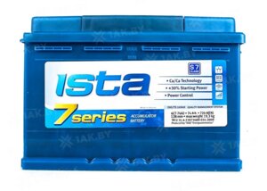 Акумулятор ISTA 7 Series (62 Ah) 600 A, 12 V Зворотна, R+ L2