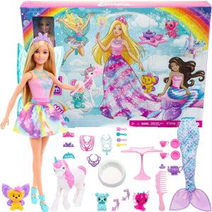 Адвент-календар Барбі Дрімтопія 2023 Barbie Dreamtopia calendar