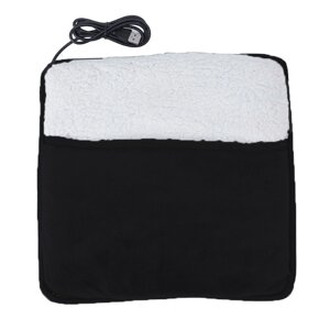 Грілка для ніг Lesko 29875 Black з електричним USB підігрівом фланелева D16-2025