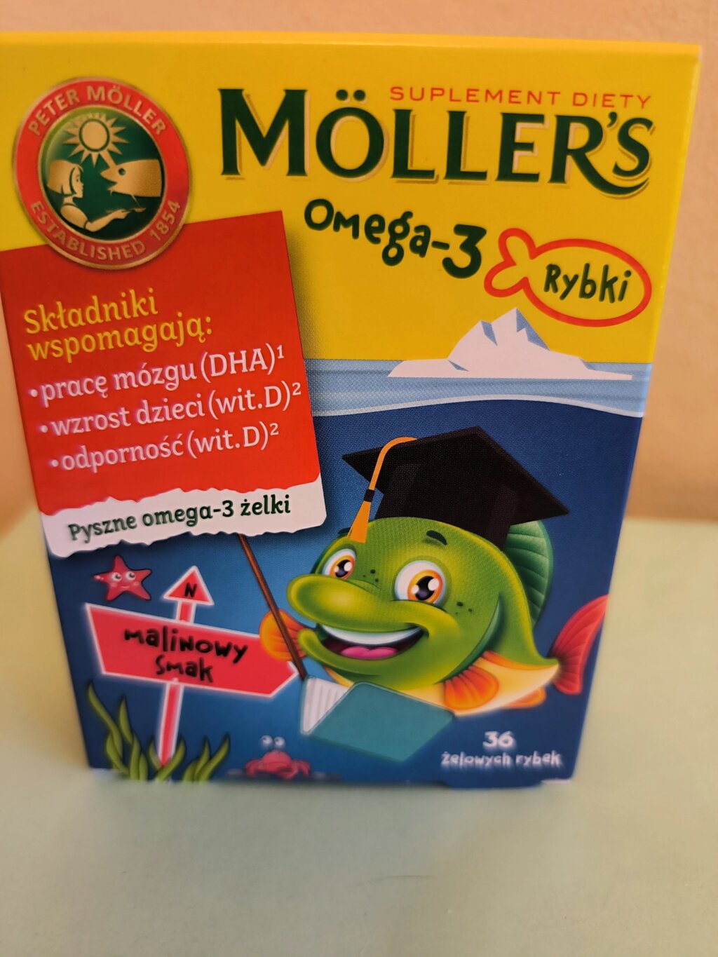 Моллерс Моллер Mollers Moller 36 рибок малина від компанії Фірма - фото 1