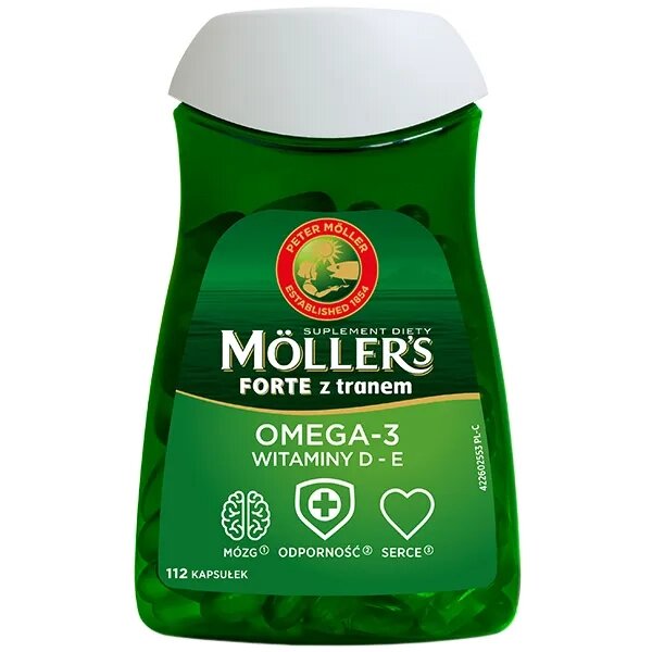 Mollers Omega-3 Моллерс Моллер 112 капсул від компанії Фірма - фото 1