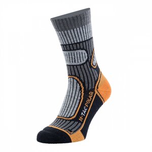 Чоловічі вовняні шкарпетки M-Tac Polar Merino Black / Трекінгові термошкарпетки сірі розмір 35-38
