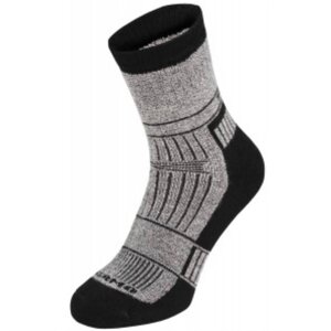 Чоловічі утеплені Шкарпетки до -20°C 39-41 розмір / Трекінгові Термоноски чорні з сірим