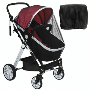 Москітна сітка для коляски, 130х65см / Антимоскітна сітка для коляски / Сітка москітна на коляску