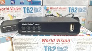 Новий World Vision T62D2 приставка т2 ресивер тюнер DVB-T2/C YouTube
