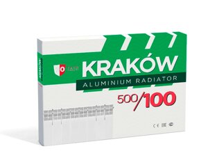 Радіатор Krakow 500x100 (500/96) Алюмінієвий