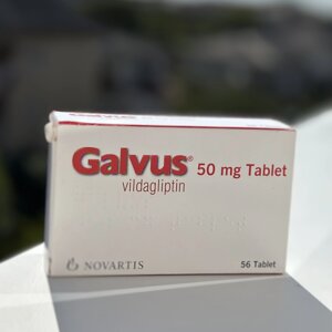 Галвус 50 мг 56 таблеток