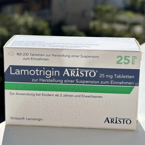 Ламотріджин 25 мг 200 таблеток