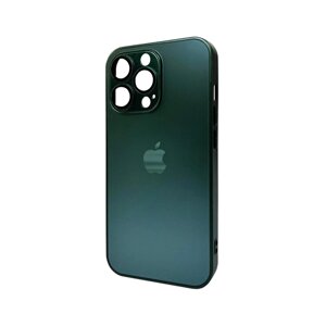 Чохол для смартфона AG Glass Matt Frame Color Logo for Apple iPhone 12 Pro Max Cangling Green