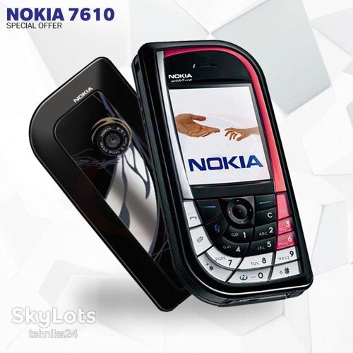 Мобільний телефон Nokia 7610 смартфон Symbian перламутровий, рубіновий