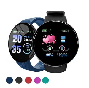 Смарт годинник D18 Smart Watch розумний годинник Smart Watch 1.44" 90мАч фітнес-браслет