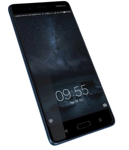 Смартфон nokia 8 dual sim 4/64 гб black 5.3" 13 мп+13 мп 3090 маг A-GPS NFC
