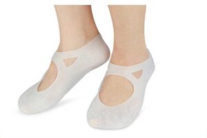 Силіконові Зволожуючі Шкарпетки ToeLab M93 - Розмір L - Гелеві Дихаючі Спа при Натоптишах та Мозолях для П'ятки та